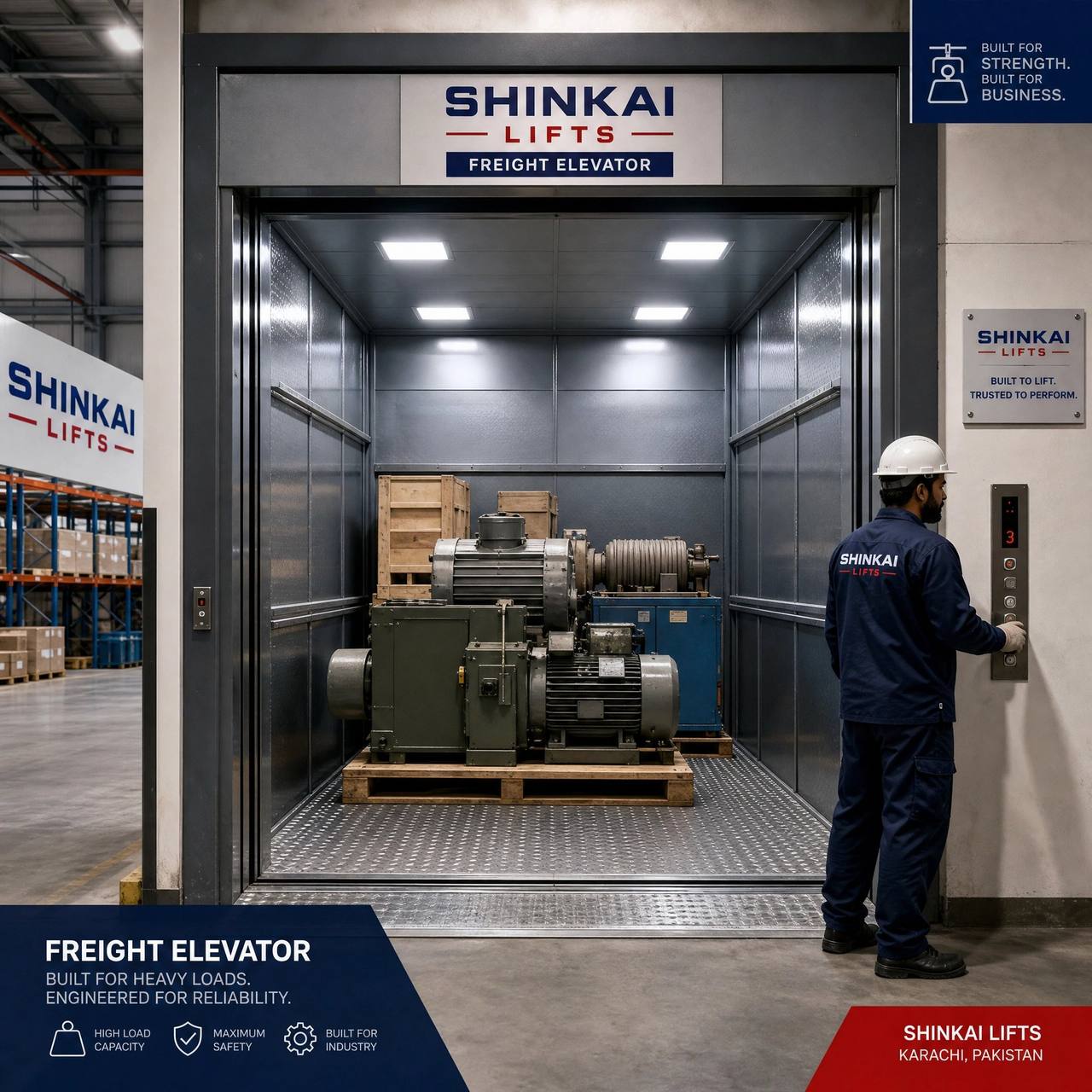 Freight elevators